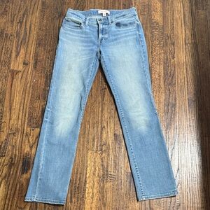Lucky Brand Mid Rise Straight Jeans 27 ankle